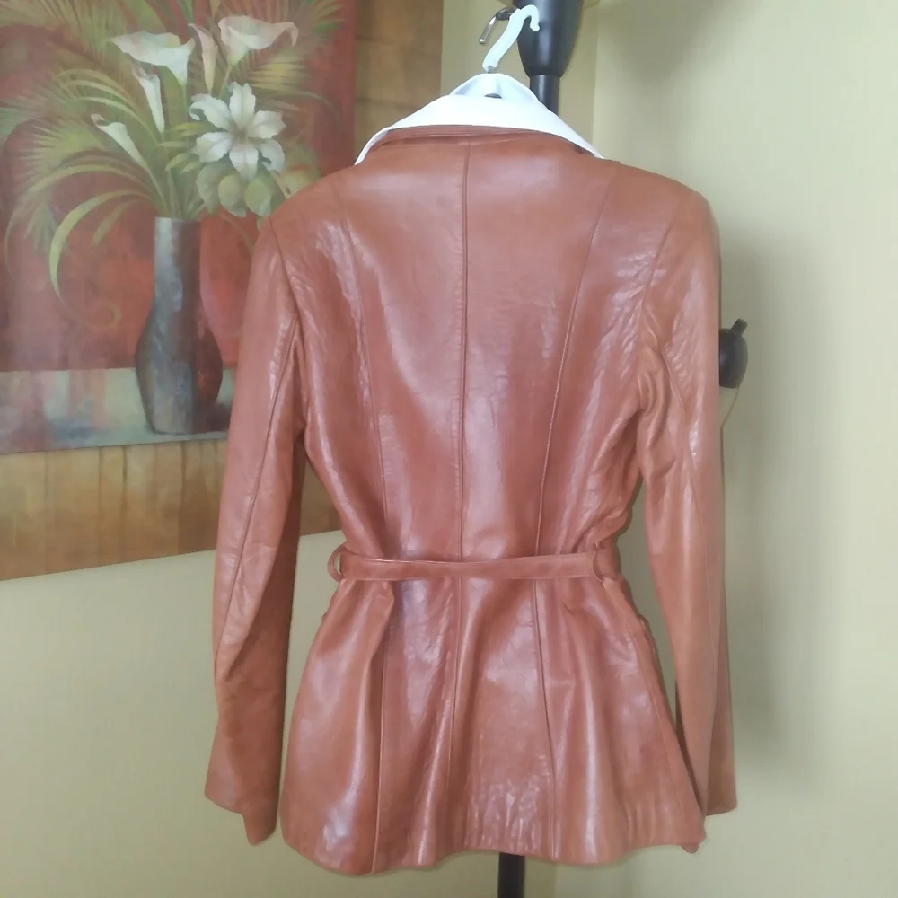 **SOLD ** Butter-Soft Genuine Vintage Leather Jacket - Picture 2 of 9